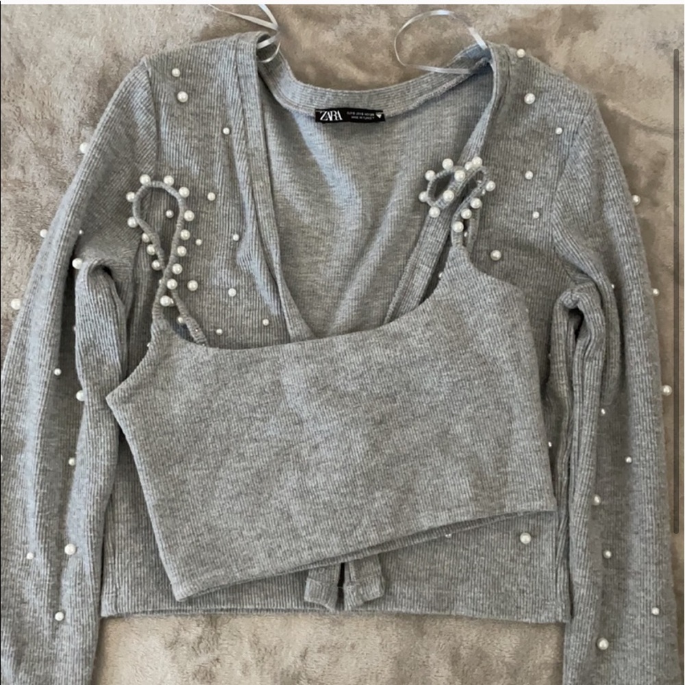 ZARA GREY PEARL SMALL SET
